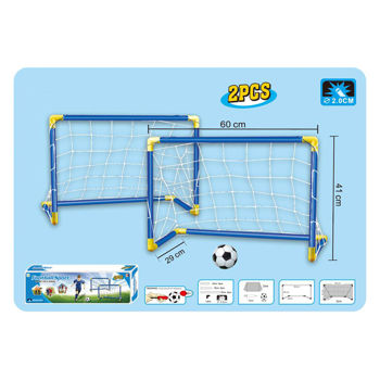 Футбольные ворота пластиковые для детей (2 шт.) 0.6x0.41x0.29 m 283779 (11375) 