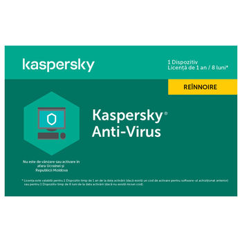 Kaspersky Anti-Virus Card 1 Dt 1 Year Renewal 