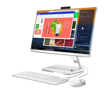 All-in-One Lenovo IdeaCentre 3 24ALC6 White (23.8" FHD IPS Ryzen 5 7530U 2.0-4.5GHz, 8GB, 512GB, No OS) 