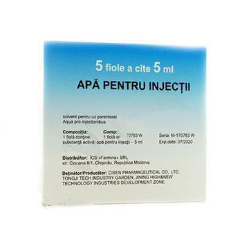 cumpără Apă pentru injectii 5ml sol. inj. N5 în Chișinău 