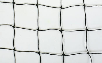 Сетка волейбольная черная с тросом PW06, 9.5x1 м, 10х10 см (размер ячейки), d=2.8 мм (3848) 