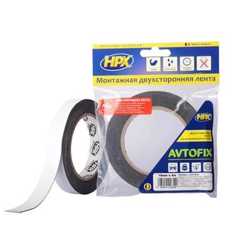 HPX AUTOFIX Banda dublu adeziva cu suport burete 1 mm 