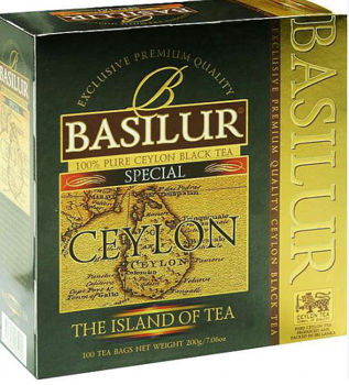 Ceai negru  Basilur The Island of Tea Ceylon  SPECIAL, 100*2g 
