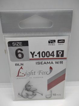 Крючки Light Fox Y-1004 Nr6, 10шт 