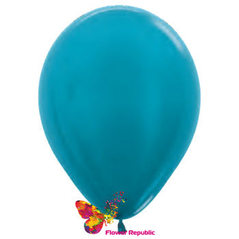 Воздушные шары , ,бирюзовый перламутр - 30 см 