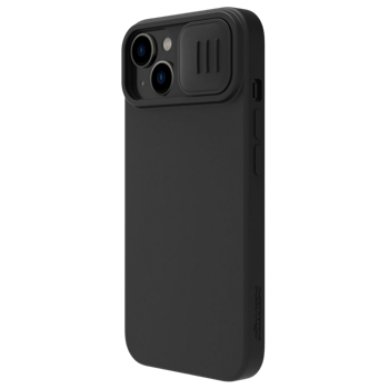 Nillkin Apple iPhone 15, CamShield Silky Silicone Case, Elegant Black 