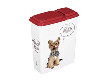 Container pentru hrana Lucky Pet 2.3l, ciini, bordo 