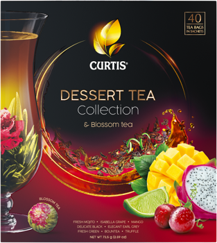CURTIS Dessert Blooming Tea Colection 40 pac. 