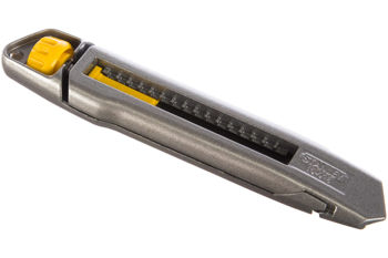 купить Нож Interlock с 18-мм лезвием с отламывающимися сегментами STANLEY 0-10-018 в Кишинёве 