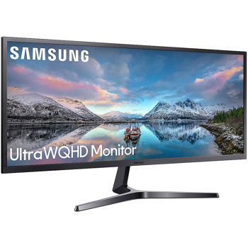 Monitor 34.1 TFT VA LED Samsung S34J550WQR Ultra Wide QHD 21:9, 75Hz, 4ms, 3000:1, Dynamic Contrast Ratio Mega, AMD FreeSync, 3440x1440 UWQHD, USB, 2xHDMI/Display Port