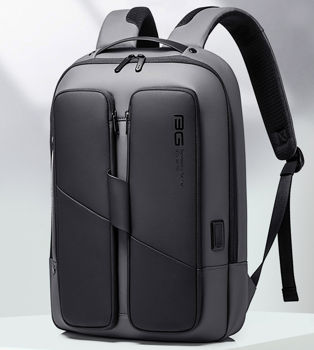 cumpără Rucsac urban Bange BG-7238 cu USB impermeabil gri 30l în Chișinău 