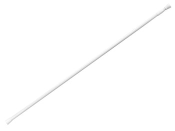 Tijă glisantă pentru perdea Tendance 110-200cm albă, aluminiu 