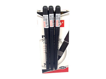 Ручка шариковая PS-001 soft ink,1mm, черная 
