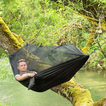 cumpără Hamac Amazonas Moskito-Traveller Extreme, 140x275cm, black, 200 kg, AZ-1030220 în Chișinău 