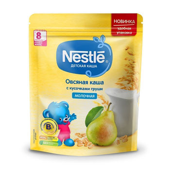 cumpără Nestle Terci cu lapte ovăz, pere 220g în Chișinău 
