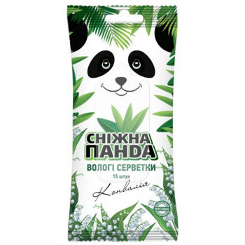 Влажные салфетки Snow Panda Ландыш 15шт 