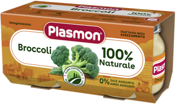 Пюре PLASMON брокколи (6 мес), 2x80 г 