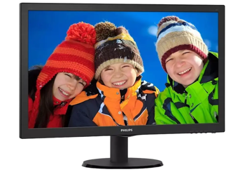 23,6" Monitor Philips 243V5QHABA, MVA 1920x1080 FHD, Black 