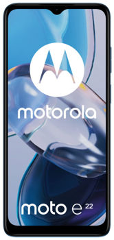 Motorola Moto E22 3/32GB Duos, Crystal Blue 