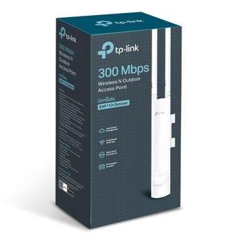 Wi-Fi N Outdoor Access Point TP-LINK "EAP110-Outdoor", 300Mbps, MIMO, Omada Centralized Mngnt, PoE 