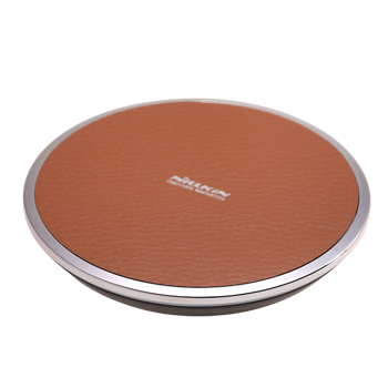 Wireless Charger Nilkin, Magic Disk III, 10W, Fast Charging, Brown 