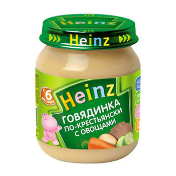 cumpără Heinz Pireu Carne de vita ''Taranesc'' 120g (6 luni) în Chișinău 