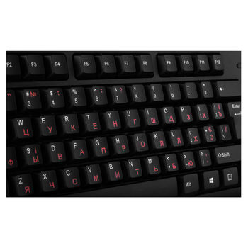 Keyboard SVEN KB-S300, Traditional layout, Quiet, Splash proof, Black, USB 