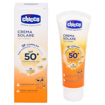 cumpără Chicco protecție solară Cremă protectoare SPF 50+, 12+, 75 ml (69530/91610) în Chișinău 