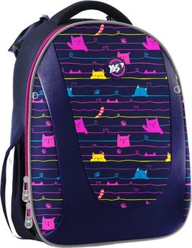 Школьный рюкзак ”Cats” Yes I синий 