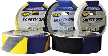 HPX SAFETY GRIP - Banda antiderapant negru 25mm*5m 