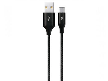 ttec Cable USB to Type-C 2.4A (1.2m), Black 