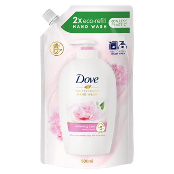 купить Жидкое мыло Dove Moisturising Hand Wash Refil Renewing Care, 500 мл в Кишинёве 