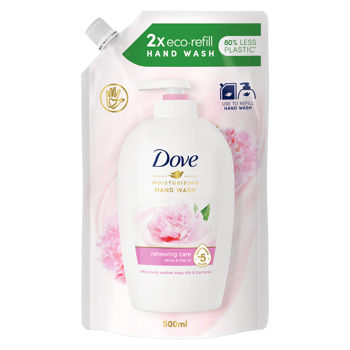 cumpără Săpun lichid Dove Moisturising Hand Wash Refil Renewing Care, 500 ml în Chișinău 