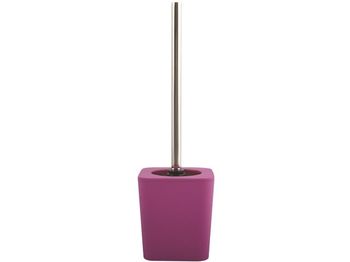 Perie WC cu suport MSV Tahiti violet, plastic 