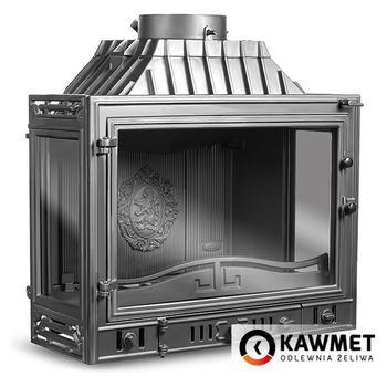 Каминная топка KAWMET W4 14,5 kW трехсторонняя 