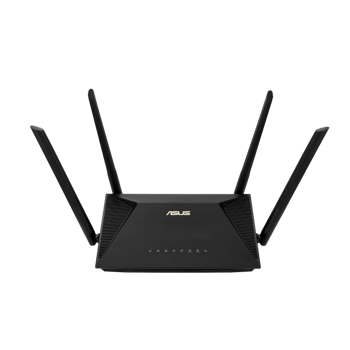 Wi-Fi 6 Dual Band ASUS Router "RT-AX53U", 1800Mbps, OFDMA, Gbit Ports, USB2.0 