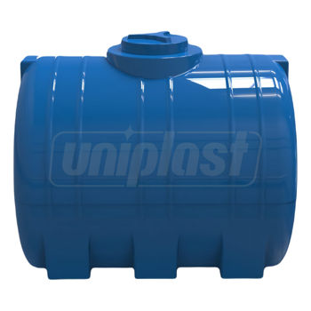cumpără Rezervor apa 2000 L orizontal, oval (albastru) cu stut D. 1" 177x132x138 cm (D. 37 cm) (3.22 m³) în Chișinău 