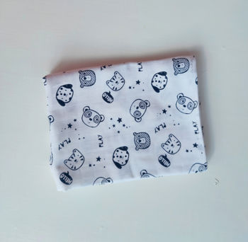 Муслиновая пеленка Pampy 100*80 см Panda 
