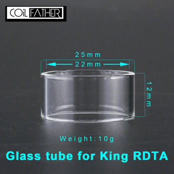 Coil father king rdta replacement glass 