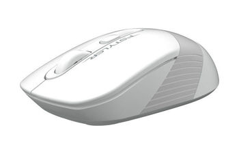 Mouse A4Tech FM10, Optical, 600-1600 dpi, 4 buttons, Ambidextrous, 4-Way Wheel, White/Grey, USB 