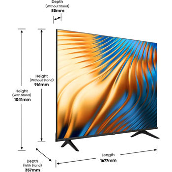 Televizor Hisense 75" 75A6BG, Black 