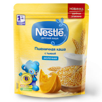 купить Каша пшеница-тыква с молоком Nestle, с 5 месяцев, 220г в Кишинёве 