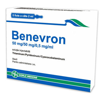 cumpără Benevron 50mg/50mg/0,5mg/ml 2ml sol.inj. N5 în Chișinău 