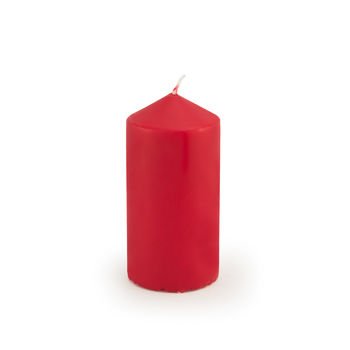 Lumânare cilindrică Paterra, 60*120 mm, roșie 