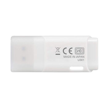 Memorie USB Flash 32GB Kioxia TransMemory U301 White (Toshiba), Plastic, Small design (Read 70 MByte/s, Write 20 MByte/s), USB 3.2 (memorie portabila Flash USB/внешний накопитель флеш память USB)