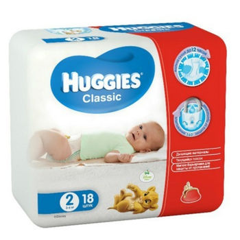 cumpără Huggies (2) Classic Small Pack RU (3-6kg)  N18 în Chișinău 