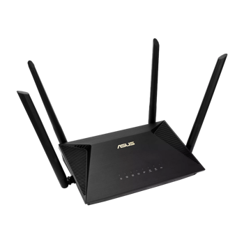 Wi-Fi 6 Dual Band ASUS Router "RT-AX53U", 1800Mbps, OFDMA, Gbit Ports, USB2.0 