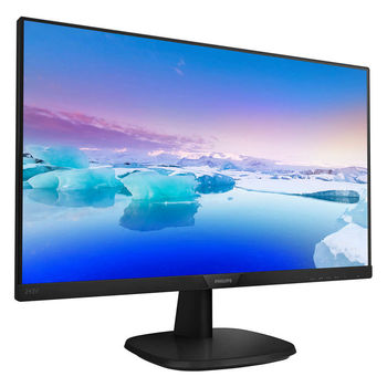 23.8" PHILIPS 243V7QDAB, Black, IPS, 1920x1080, 75Hz, 4ms, 250cd, 10M:1, D-Sub+HDMI+DVI+Aux,Speakers 