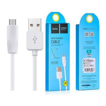 Кабель Hoco X1 Rapid Micro USB (1м) [White] 