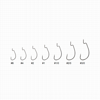 Cirlig GC Offset Worm 4094BN №1(5buc) 